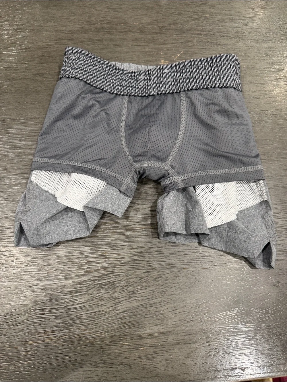 Pack 2 Short Swim Grey & Charcoal Striped -Art Class